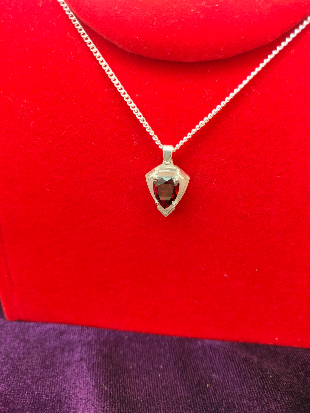 Spessartite Garnet Sterling Silver Pendant – 2.81 ct