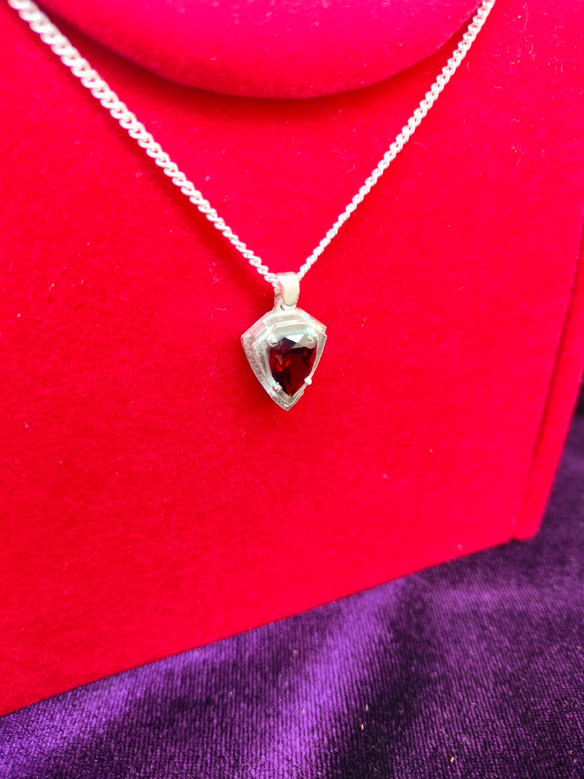 Spessartite Garnet Sterling Silver Pendant – 2.81 ct