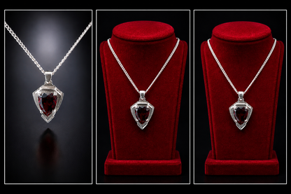Spessartite Garnet Sterling Silver Pendant – 2.81 ct