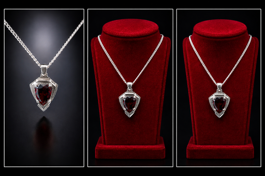 Spessartite Garnet Sterling Silver Pendant – 2.81 ct