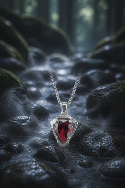 Spessartite Garnet Sterling Silver Pendant – 2.81 ct