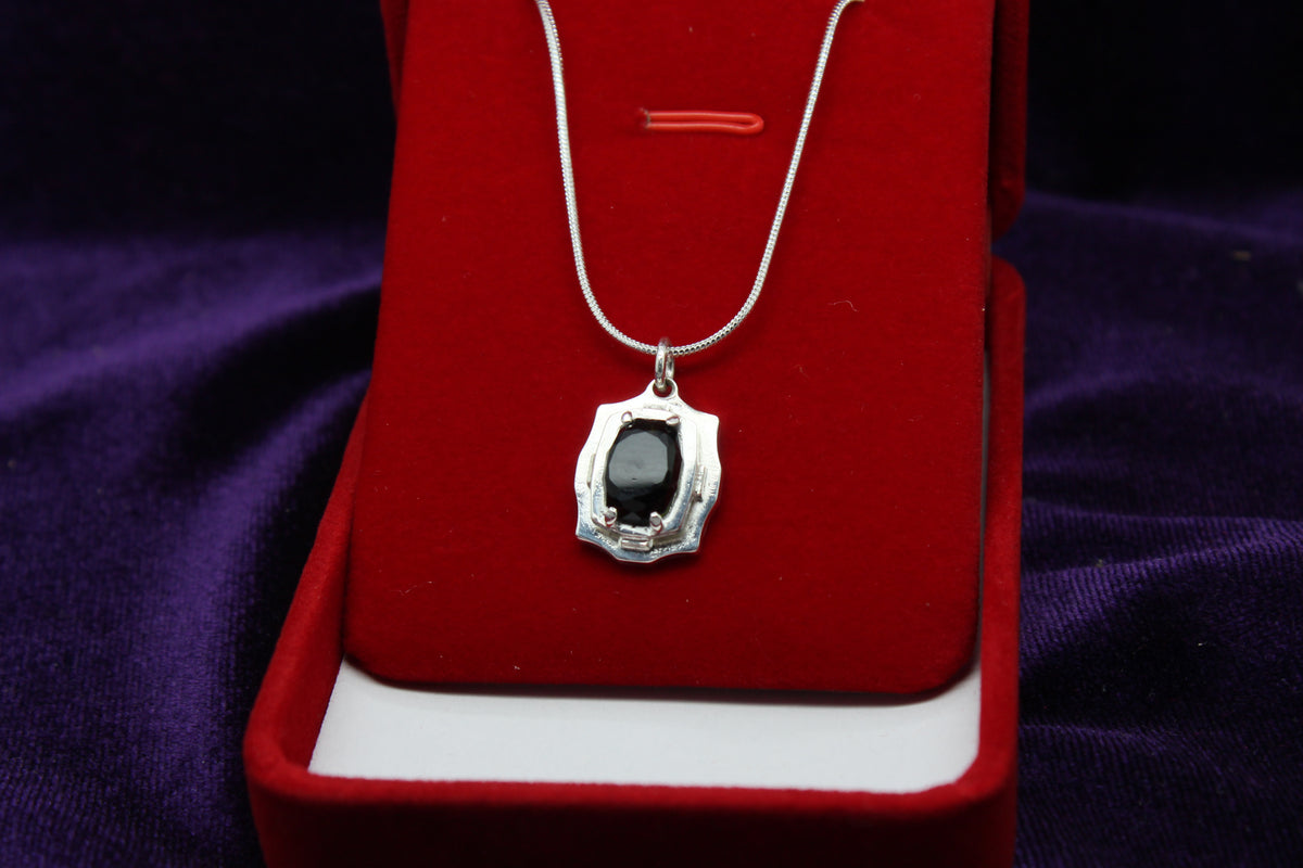 Verdelite Tourmaline Sterling Silver Pendant – 3.19 ct