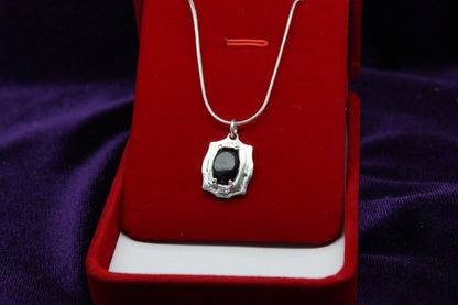 Verdelite Tourmaline Sterling Silver Pendant – 3.19 ct