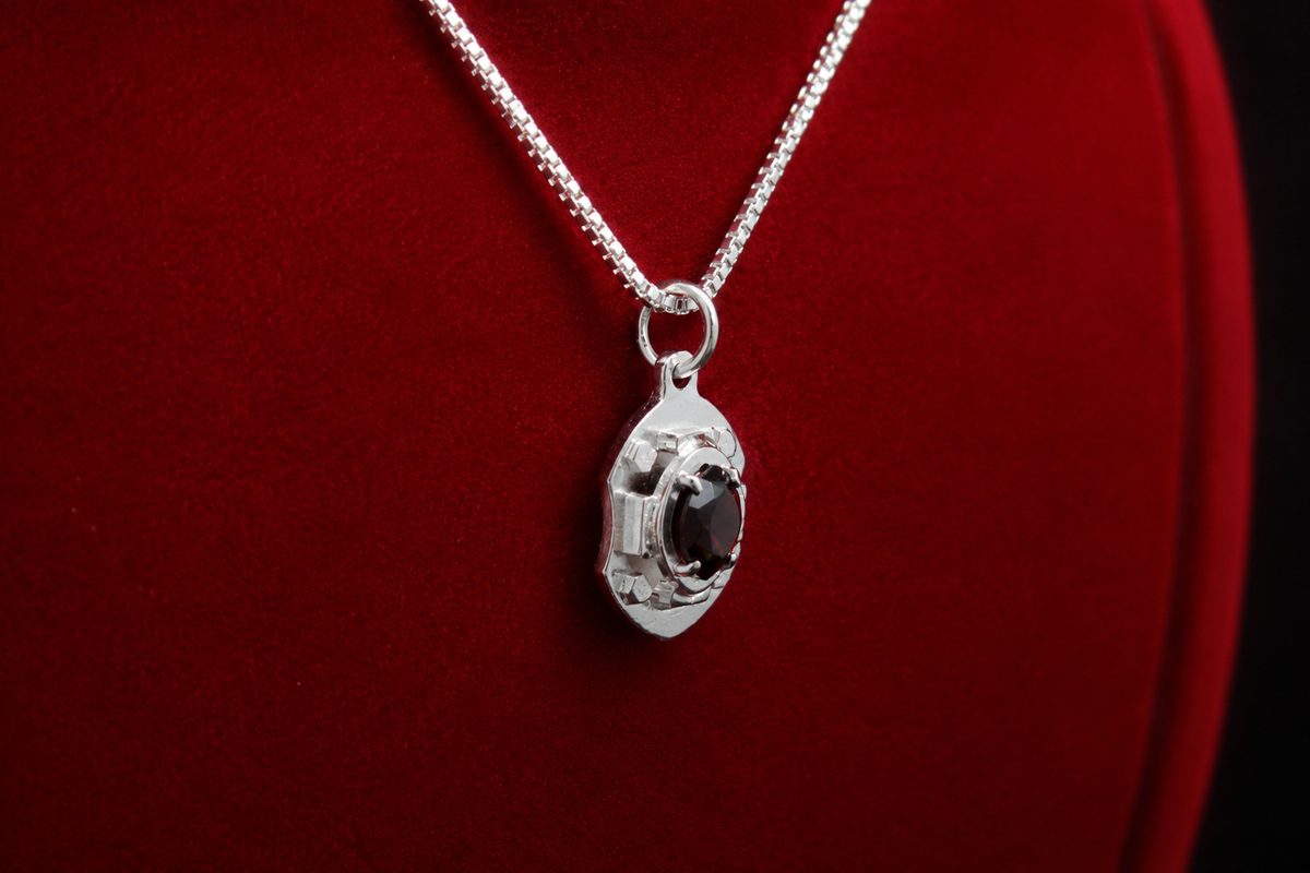 One-of-a-Kind Verdelite Tourmaline Pendant – 1.33 ct | Sterling Silver 925